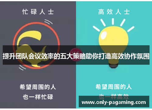 提升团队会议效率的五大策略助你打造高效协作氛围