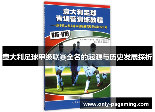 意大利足球甲级联赛全名的起源与历史发展探析