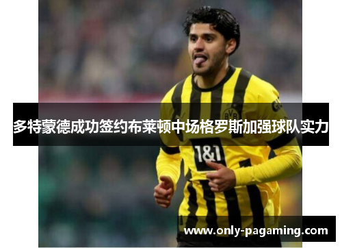多特蒙德成功签约布莱顿中场格罗斯加强球队实力 多特蒙德成功签约布莱顿中场格罗斯加强球队实力